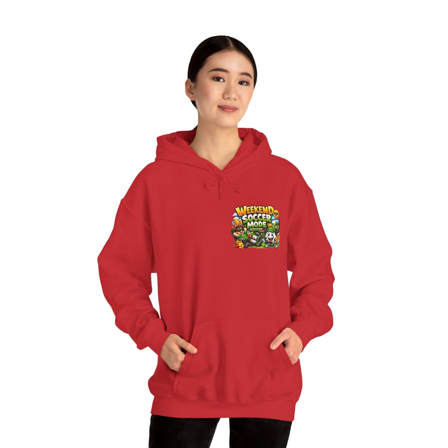 Weekend Soccer Mode Funny Hoodie