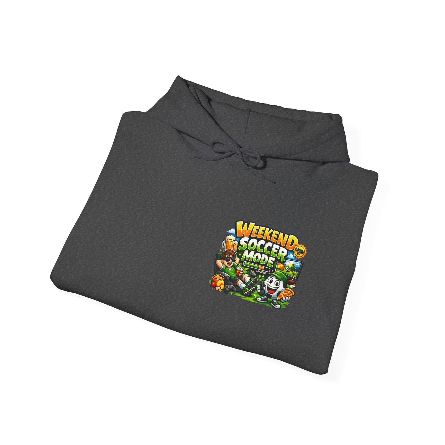 Weekend Soccer Mode Funny Hoodie
