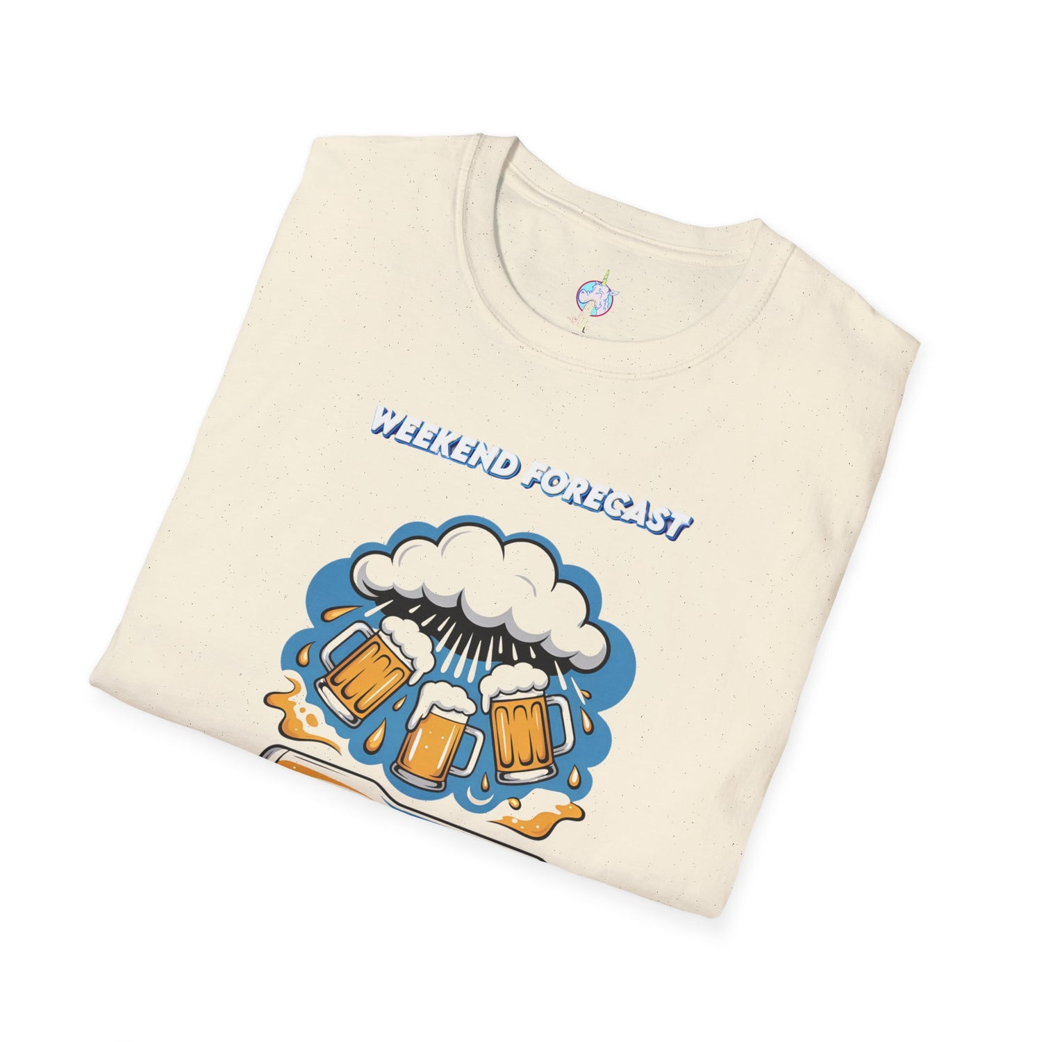Weekend Forecast Tee — "99% Chance of Beer" Graphic T-Shirt