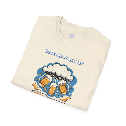 Weekend Forecast Tee — "99% Chance of Beer" Graphic T-Shirt