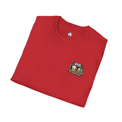 VAR "Very Alcoholic Review" Soccer T-Shirt — Beer Referee Graphic Tee