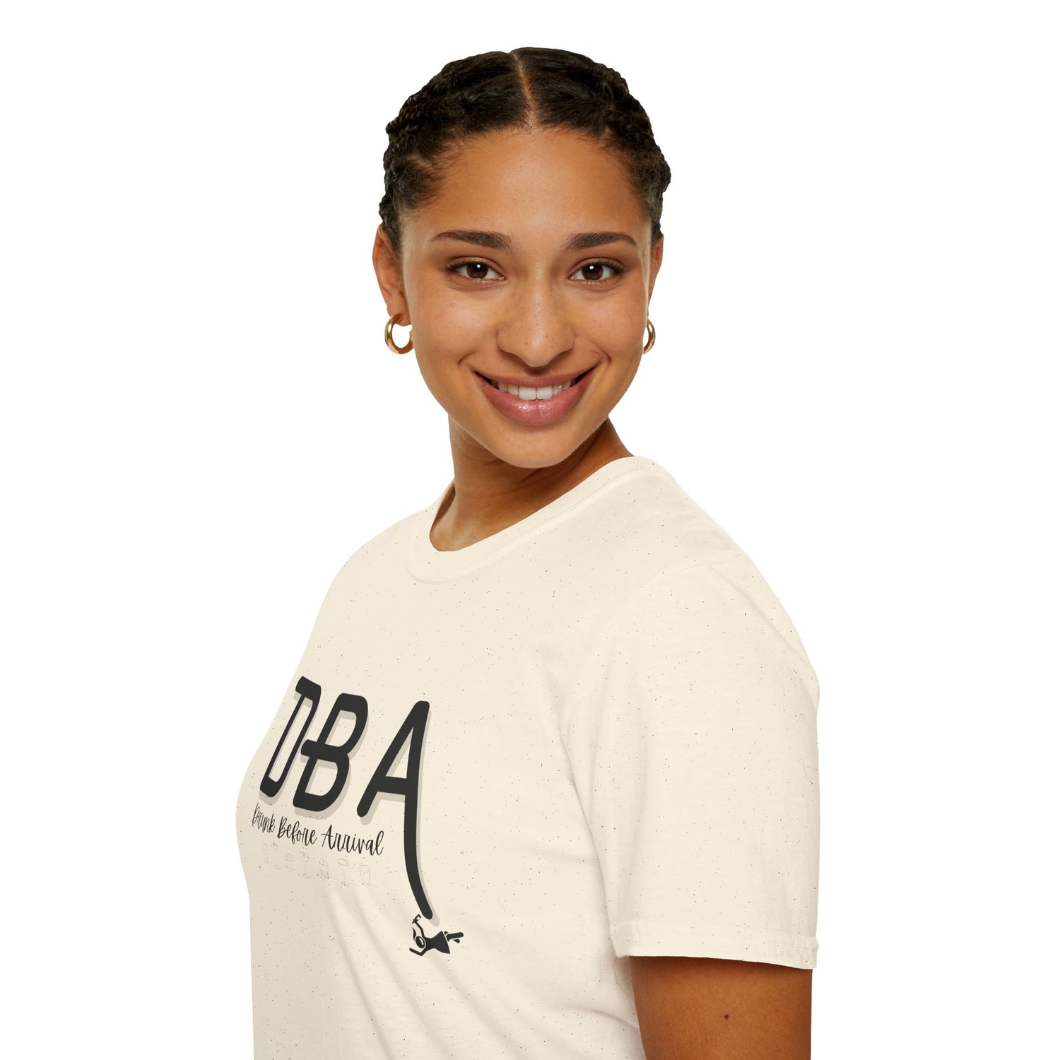 Drunk Before Arrival Funny T-Shirt — Bold Party Tee