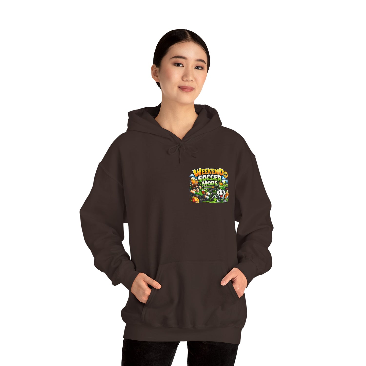 Weekend Soccer Mode Funny Hoodie