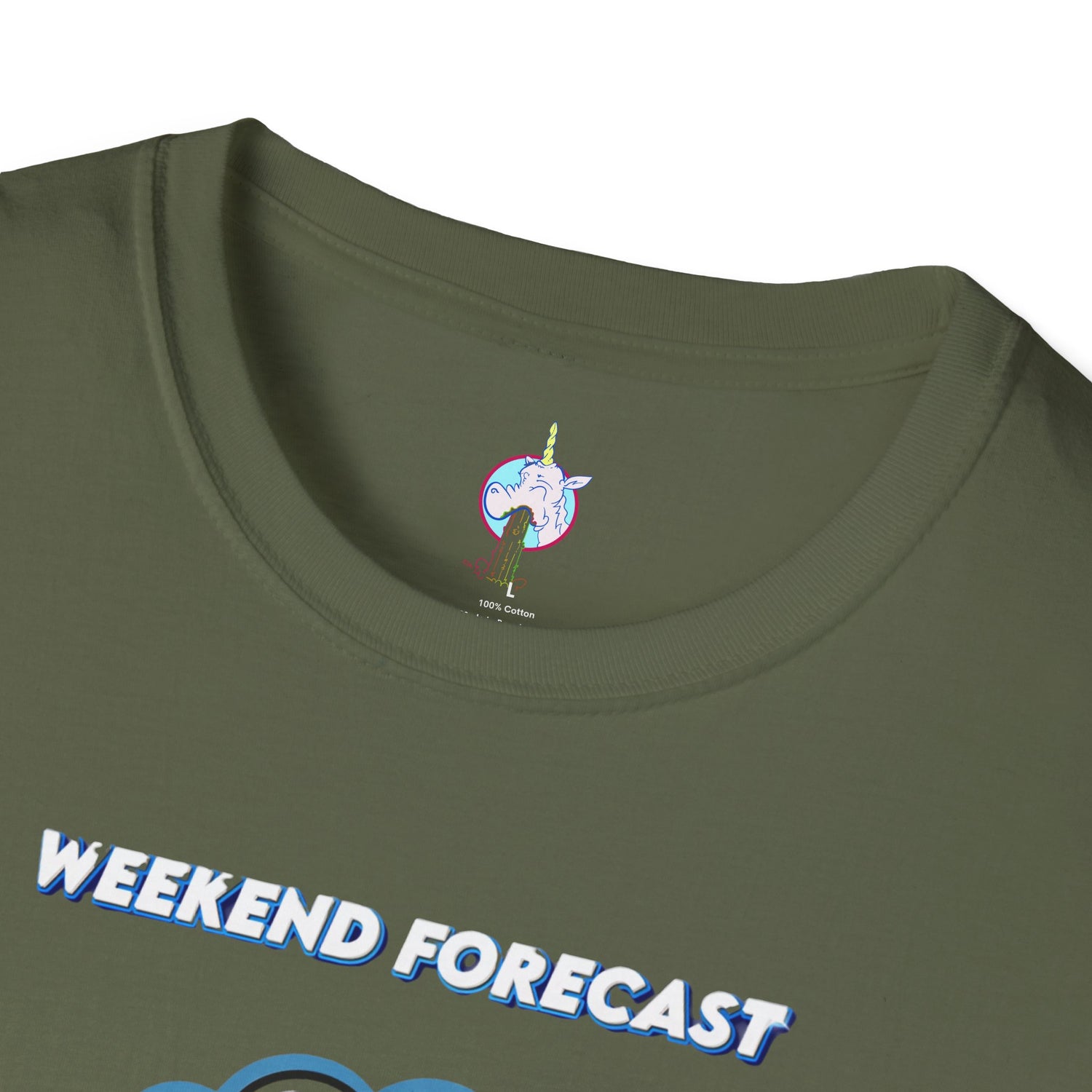 Weekend Forecast Tee — "99% Chance of Beer" Graphic T-Shirt