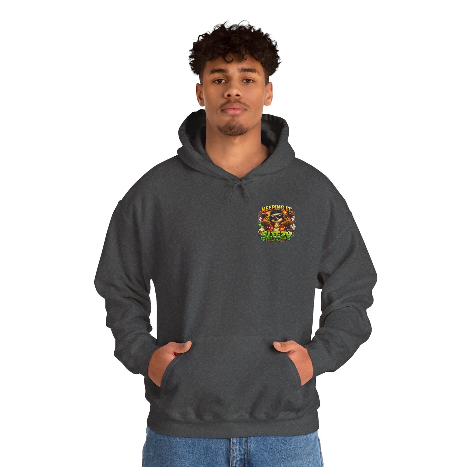 Keeping It Sleazy Sloth Funny Hoodie