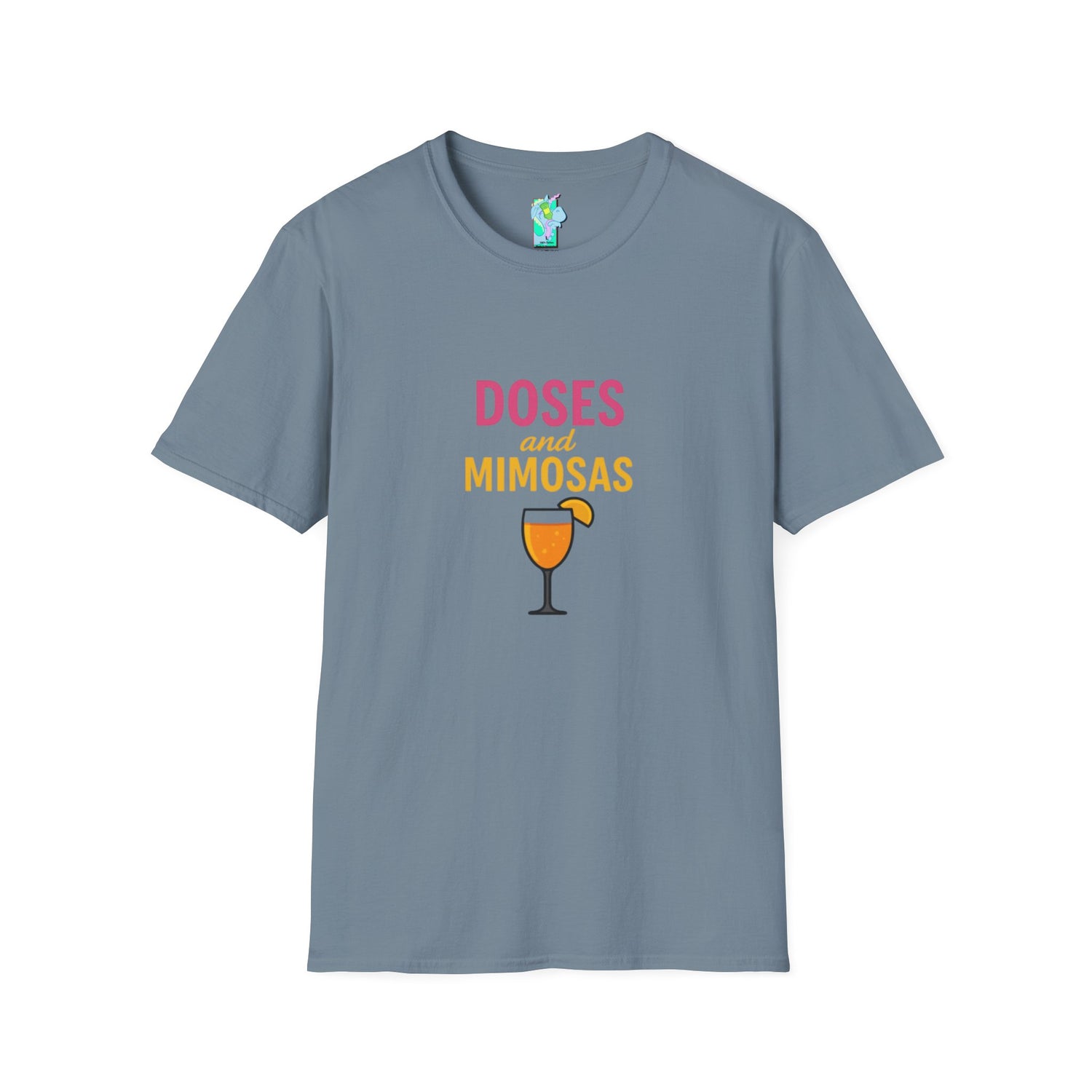 Doses and Mimosas- Party Vibes Unisex T-Shirt