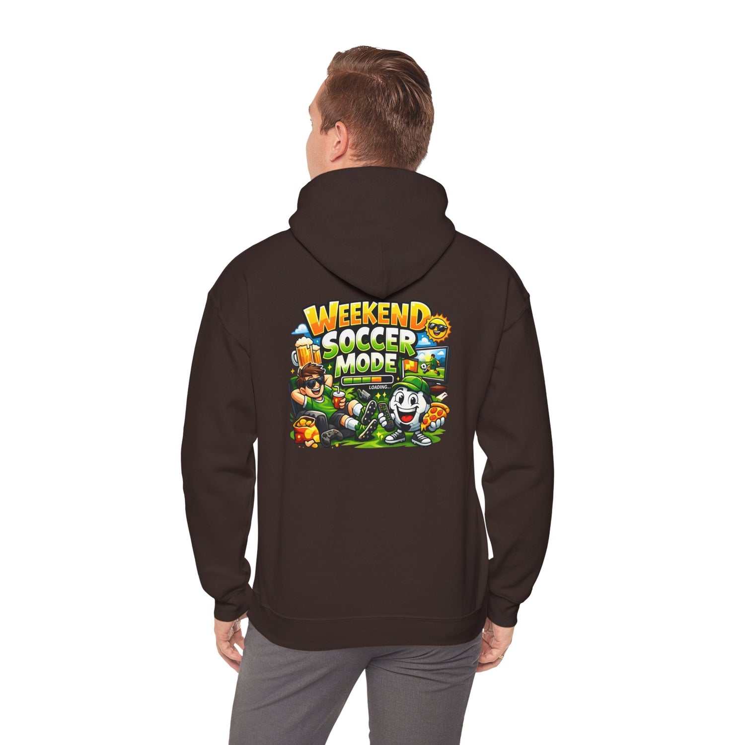 Weekend Soccer Mode Funny Hoodie