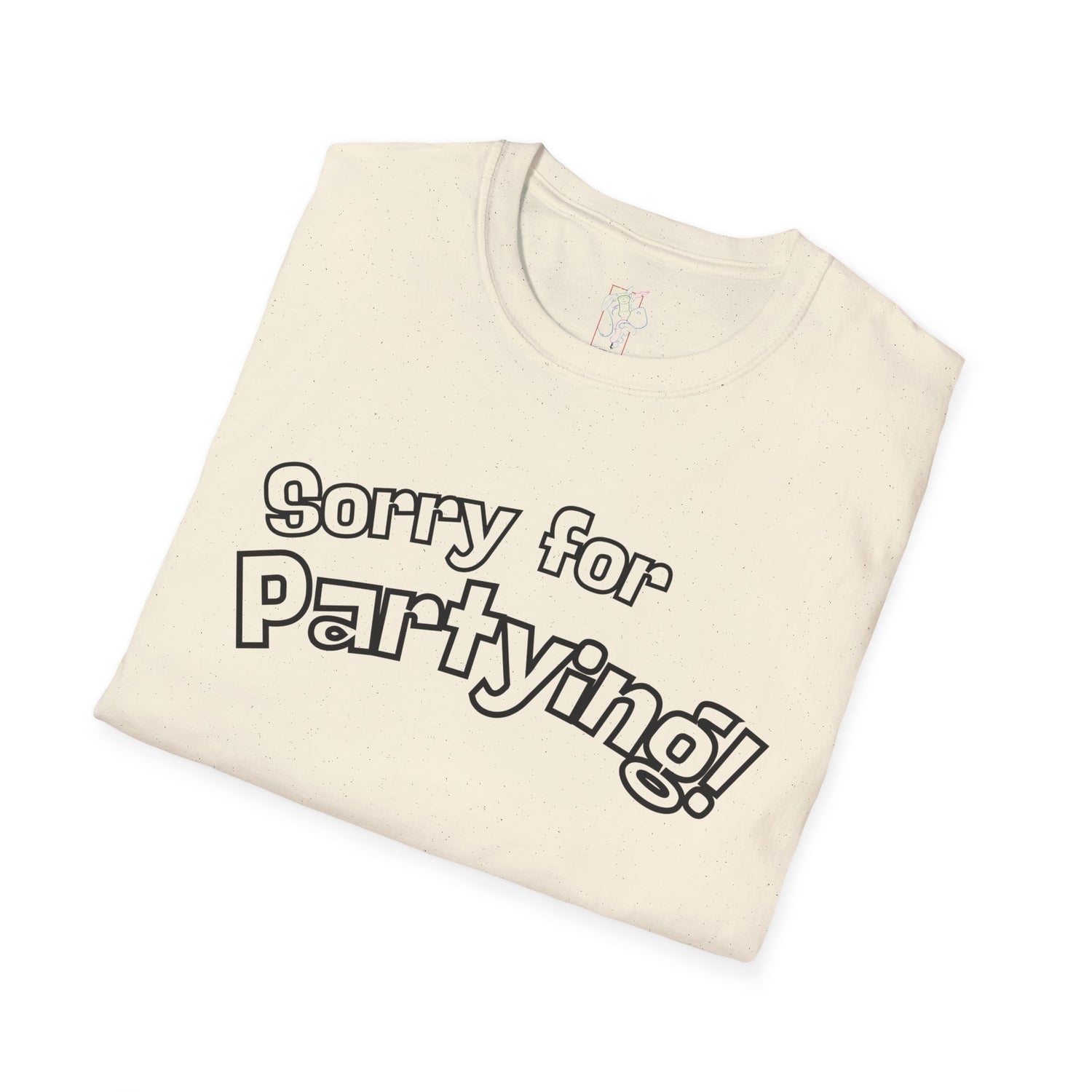 Sorry for Partying T-Shirt-Black