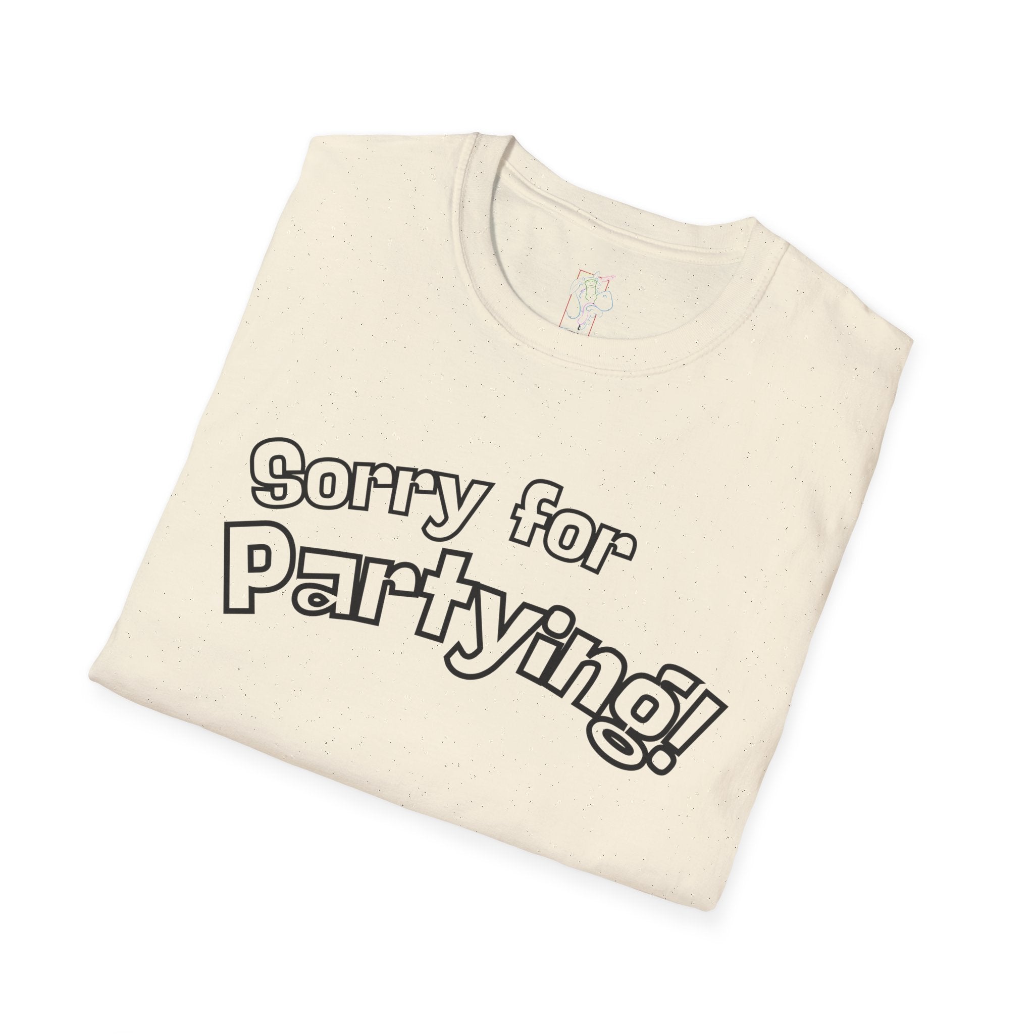 Sorry for Partying T-Shirt-Black