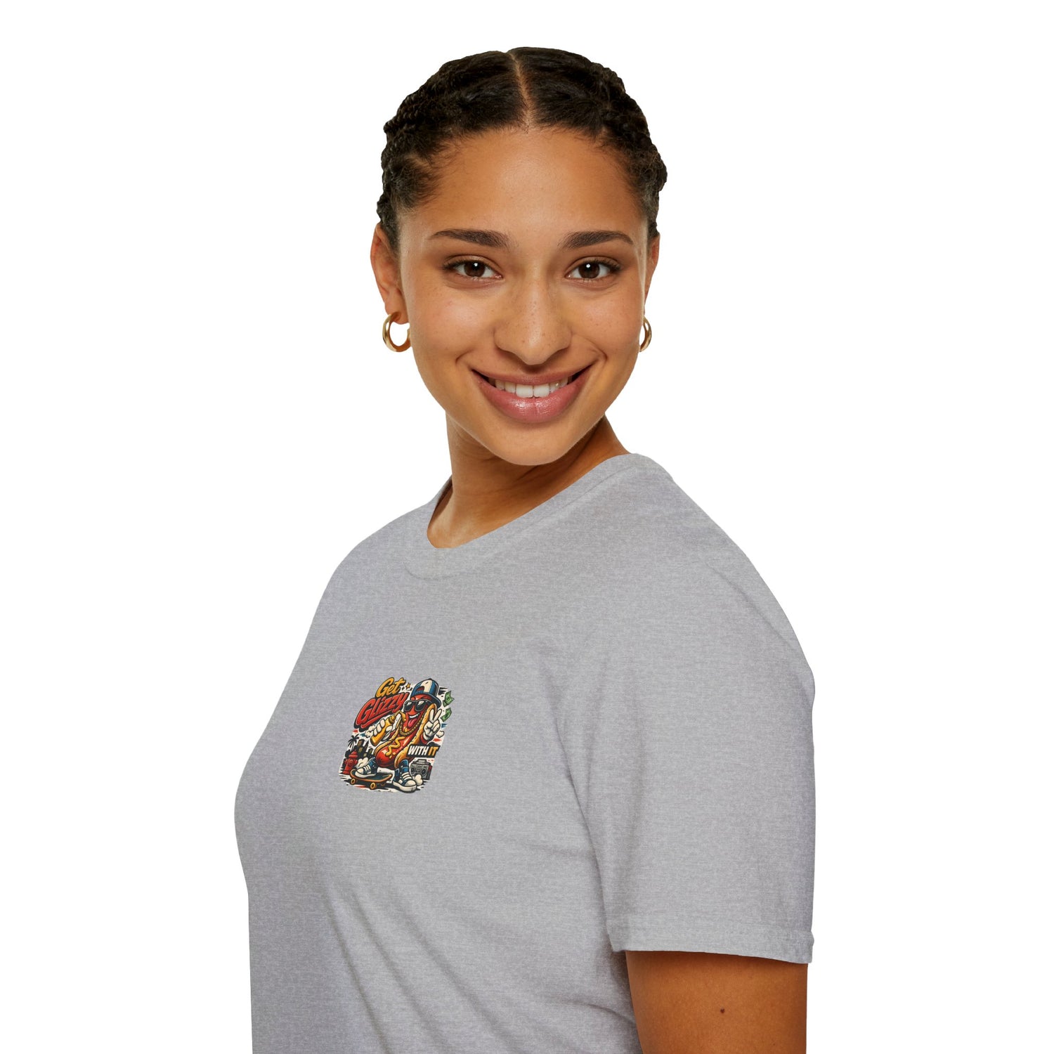 Get Glizzy With It Funny Hot Dog T-Shirt