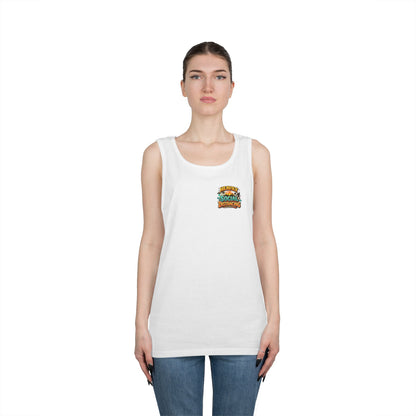 Heavily Socially Distancing Funny Tank Top