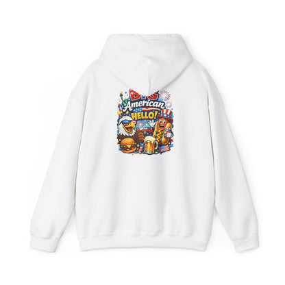 Big American Hello Funny Hoodie