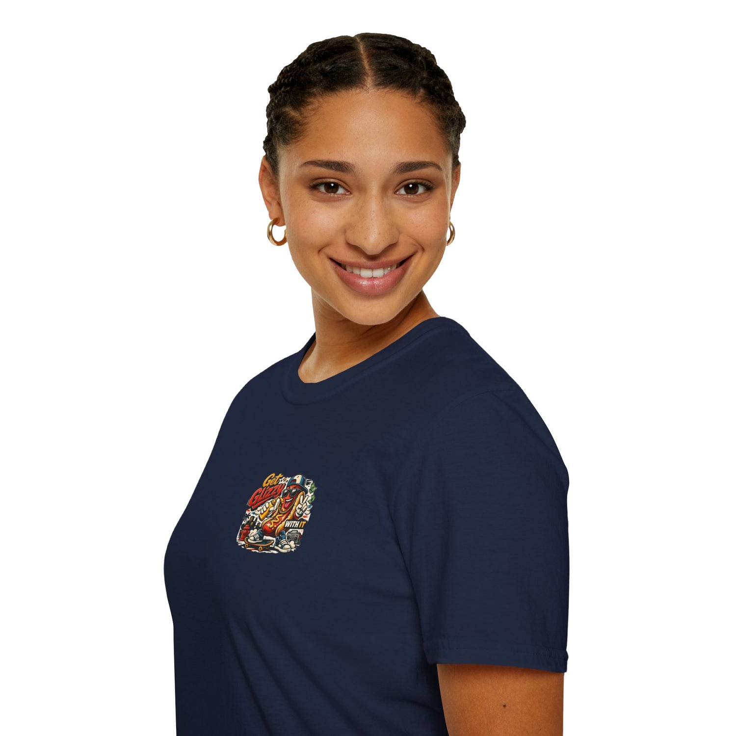 Get Glizzy With It Funny Hot Dog T-Shirt