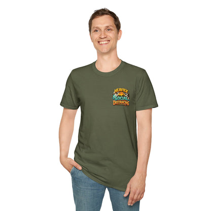 Heavily Socially Distancing Funny T-Shirt