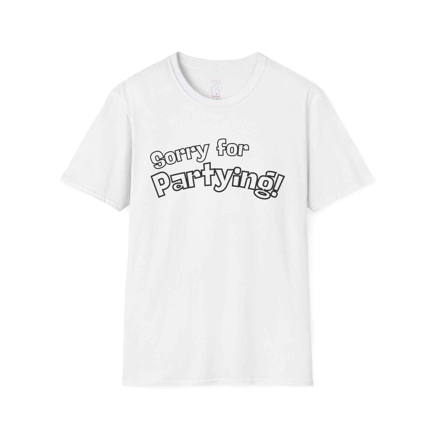 Sorry for Partying T-Shirt-Black