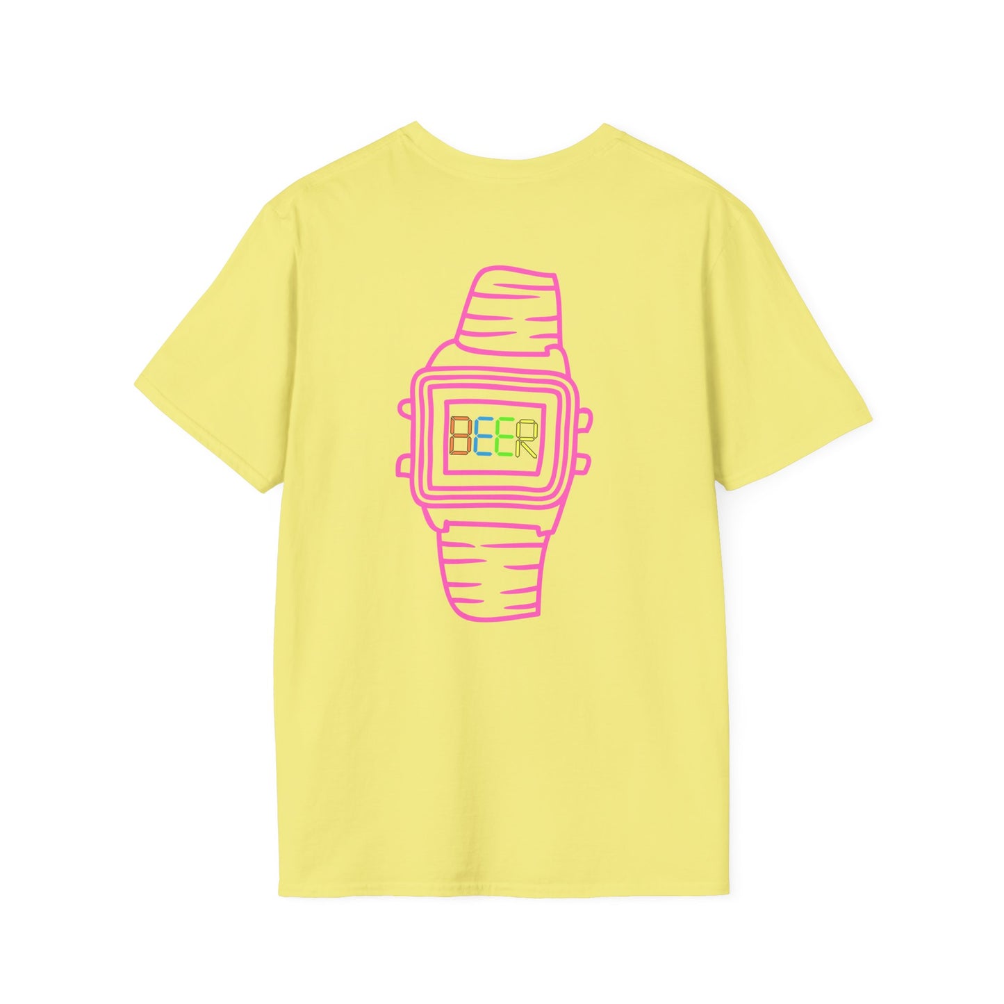 Retro Beer Watch Unisex T-Shirt, Fun Graphic Tee, Casual Wear, Summer Style, Perfect Gift for Beer Lovers, Party Shirt
