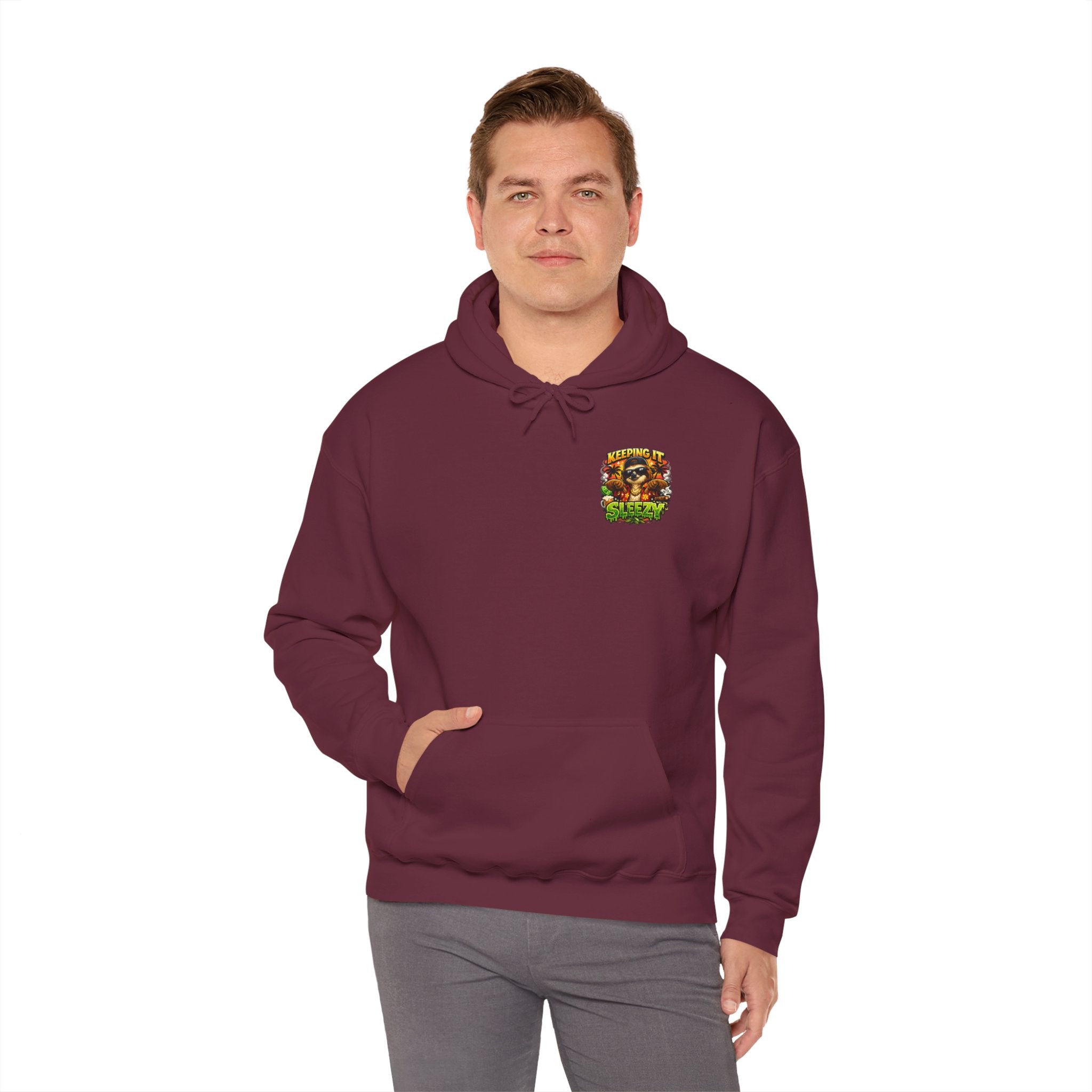 Keeping It Sleazy Sloth Funny Hoodie