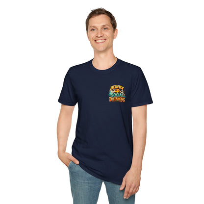 Heavily Socially Distancing Funny T-Shirt