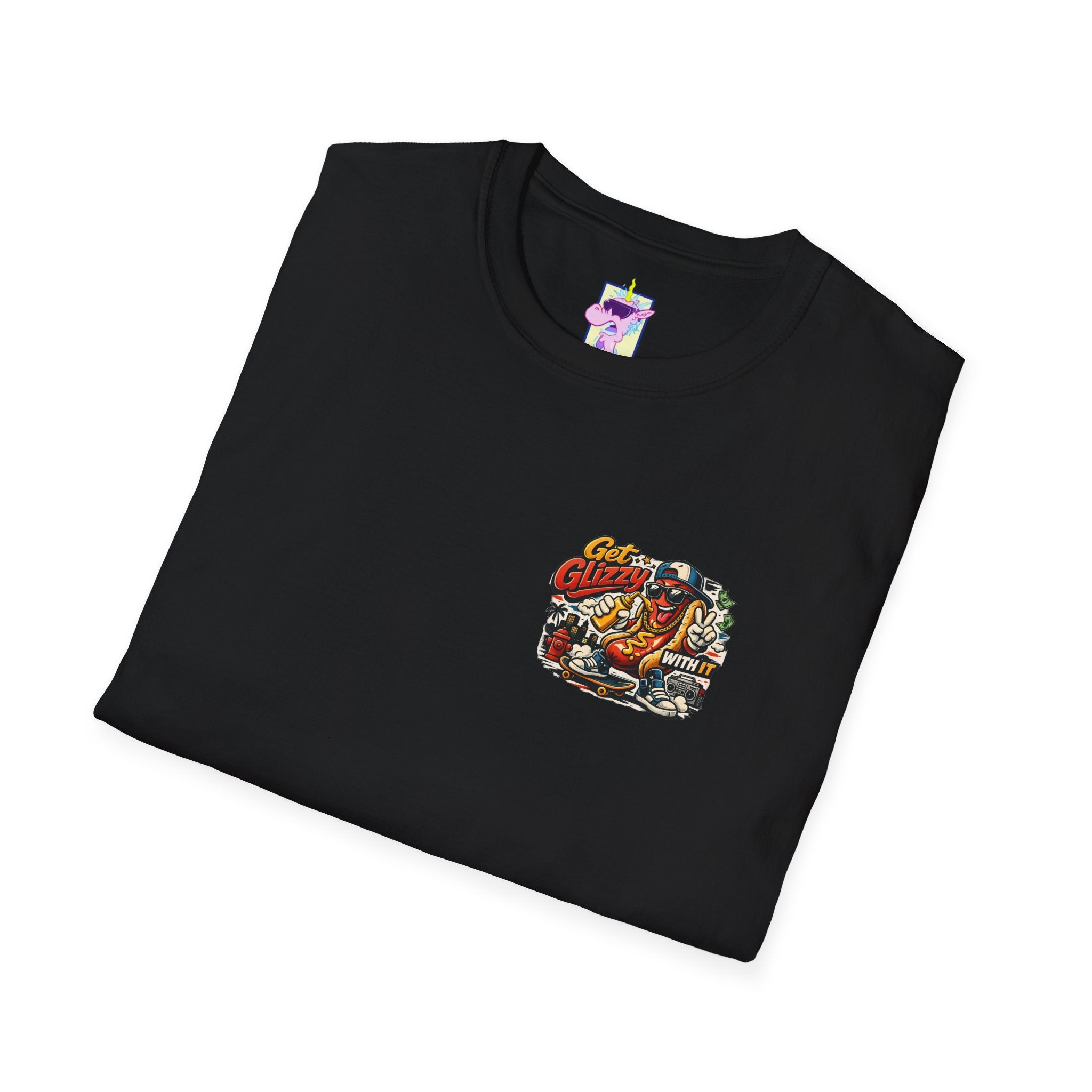 Get Glizzy With It Funny Hot Dog T-Shirt