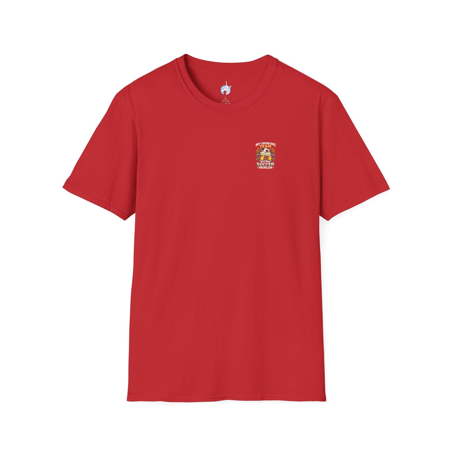 Soccer Drinking Team T-Shirt — "My Drinking Team Has a Soccer Problem" Football Beer Tee