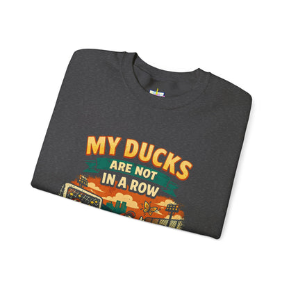 My Ducks Are Not In A Row Funny T-Shirt Sarcastic Graphic Tee Anxiety Humor Gift Funny Slogan Shirt Novelty Tee