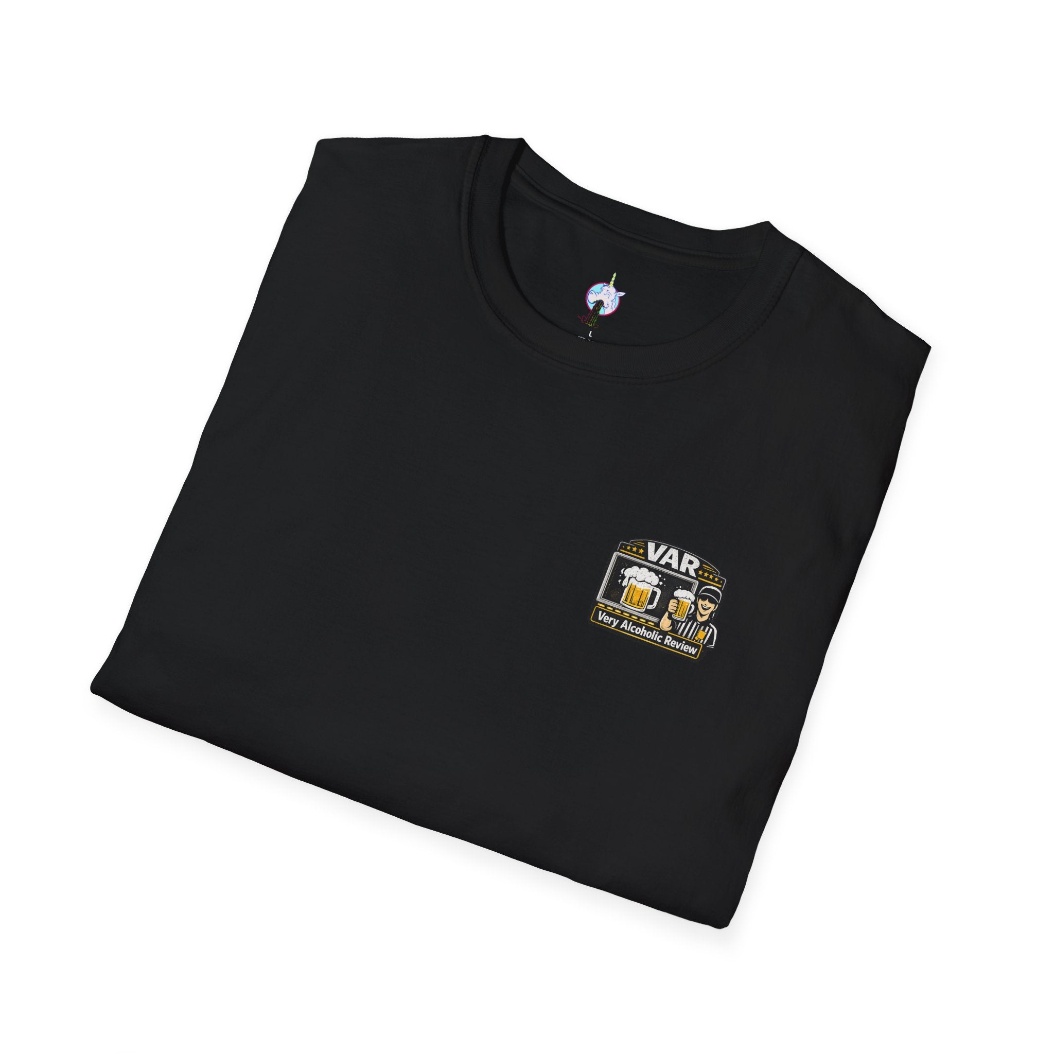 VAR "Very Alcoholic Review" Soccer T-Shirt — Beer Referee Graphic Tee