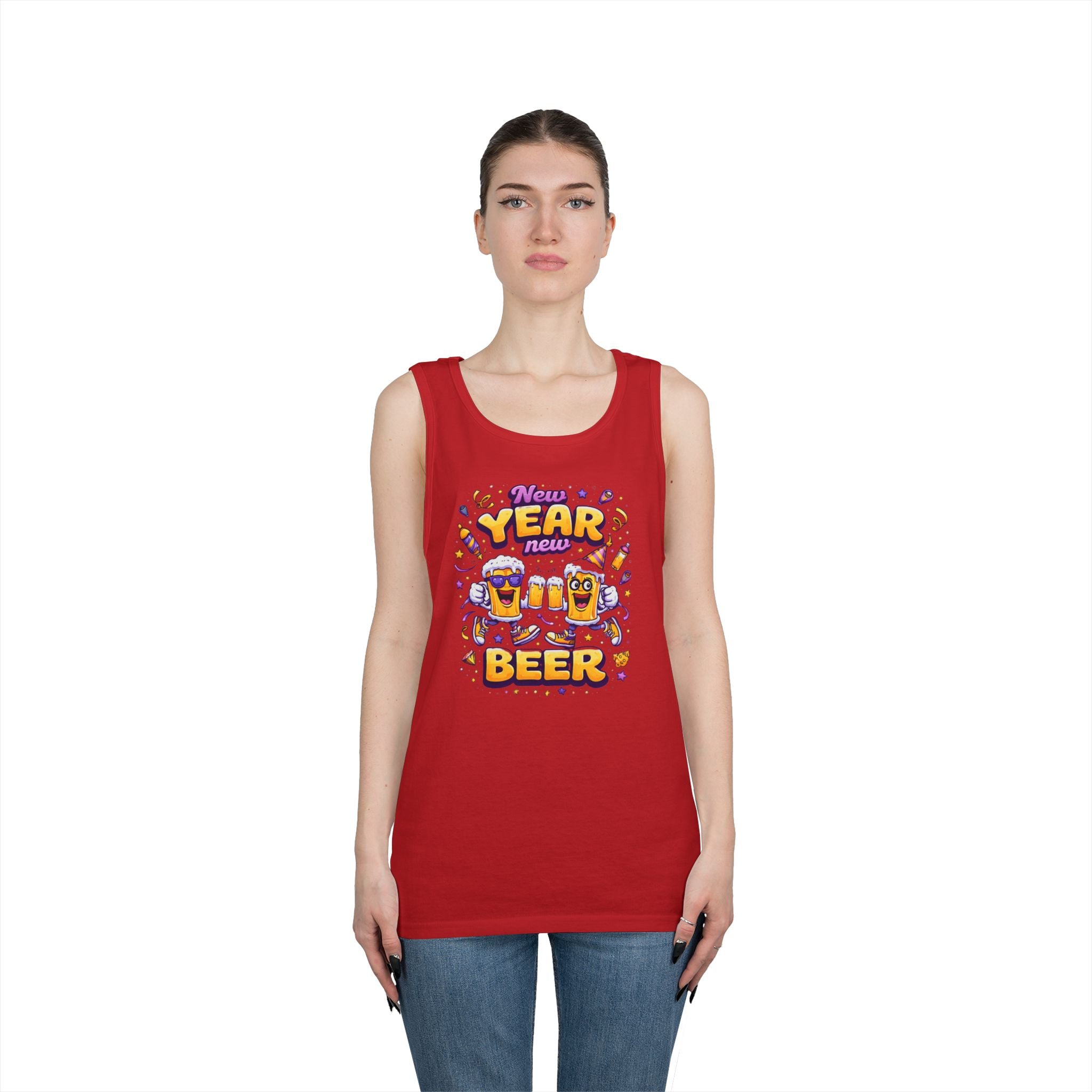 New Year New Beer Funny T-Shirt Sarcastic Drinking Tee Funny New Years Shirt Resolution Novelty Beer Gift Graphic Tee