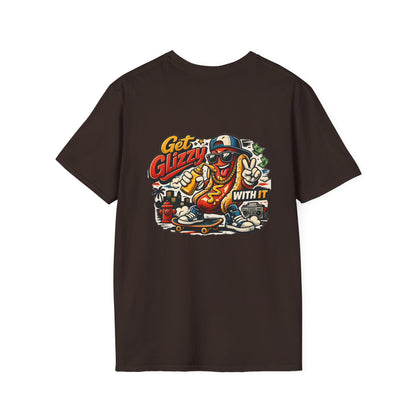 Get Glizzy With It Funny Hot Dog T-Shirt
