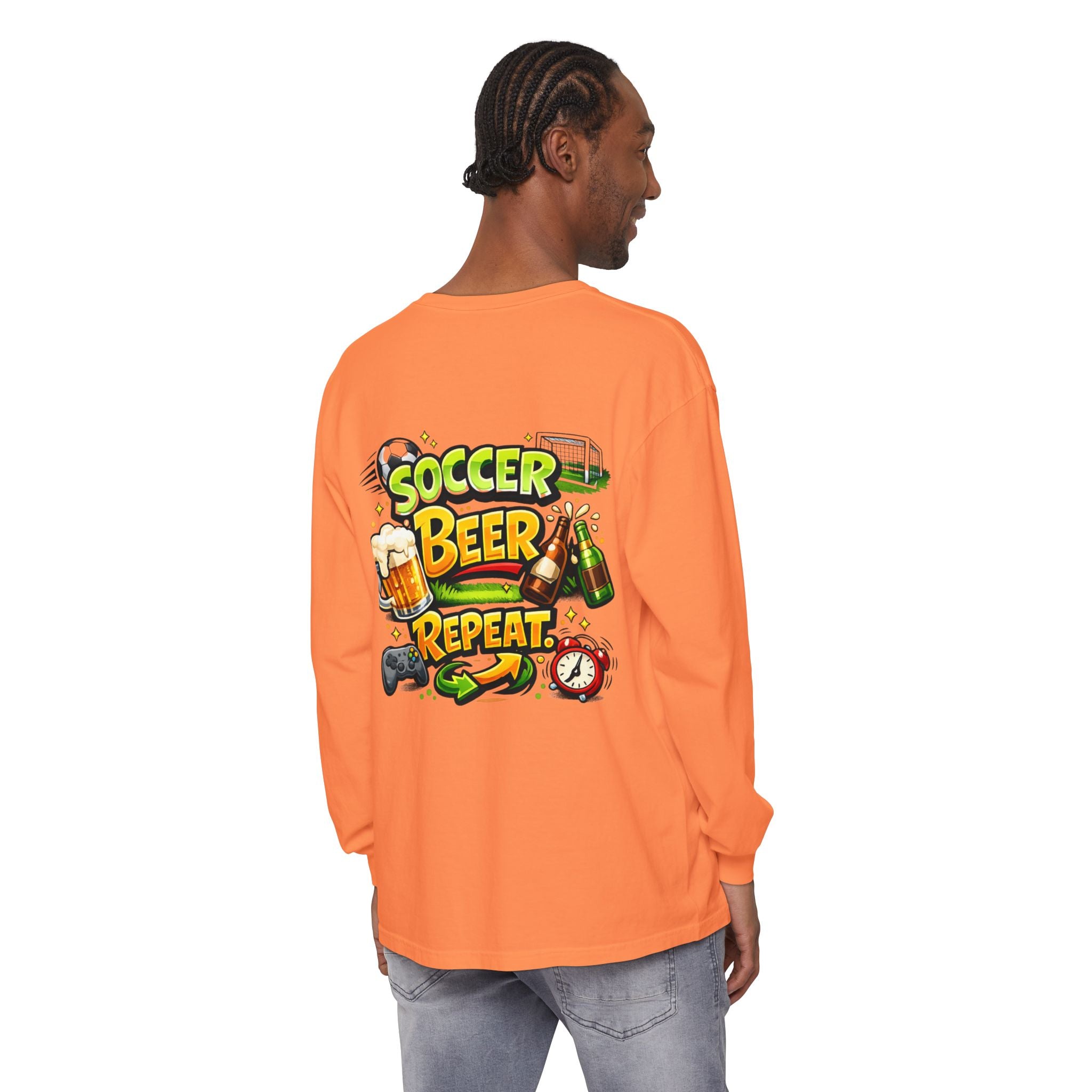 Soccer Beer Repeat Funny Sweatshirt