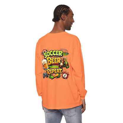 Soccer Beer Repeat Funny Sweatshirt