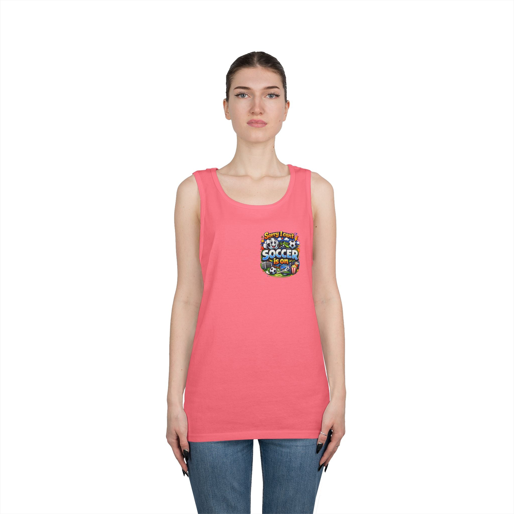 Sorry I Cant Soccer Is On Funny Tank Top