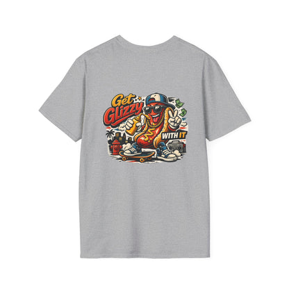 Get Glizzy With It Funny Hot Dog T-Shirt