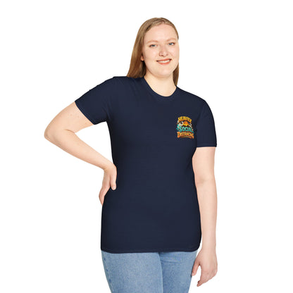 Heavily Socially Distancing Funny T-Shirt