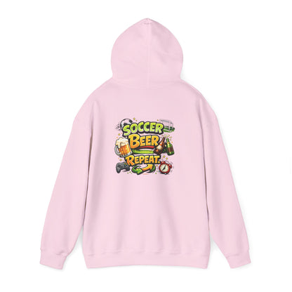 Soccer Beer Repeat Funny Hoodie