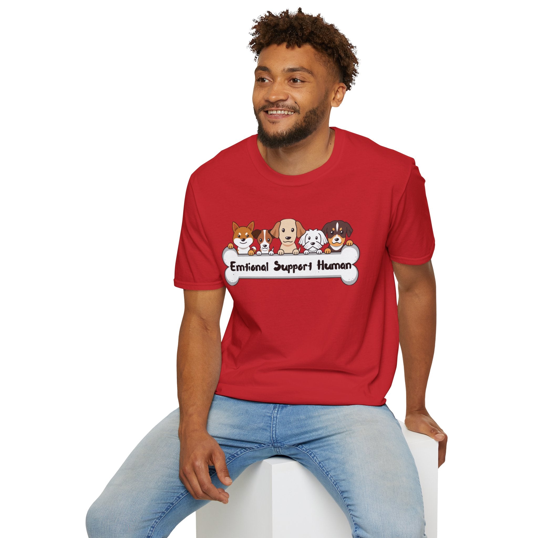 Funny Dogs Love T-Shirt — Cute Happy Pets Tee for Dog Lovers
