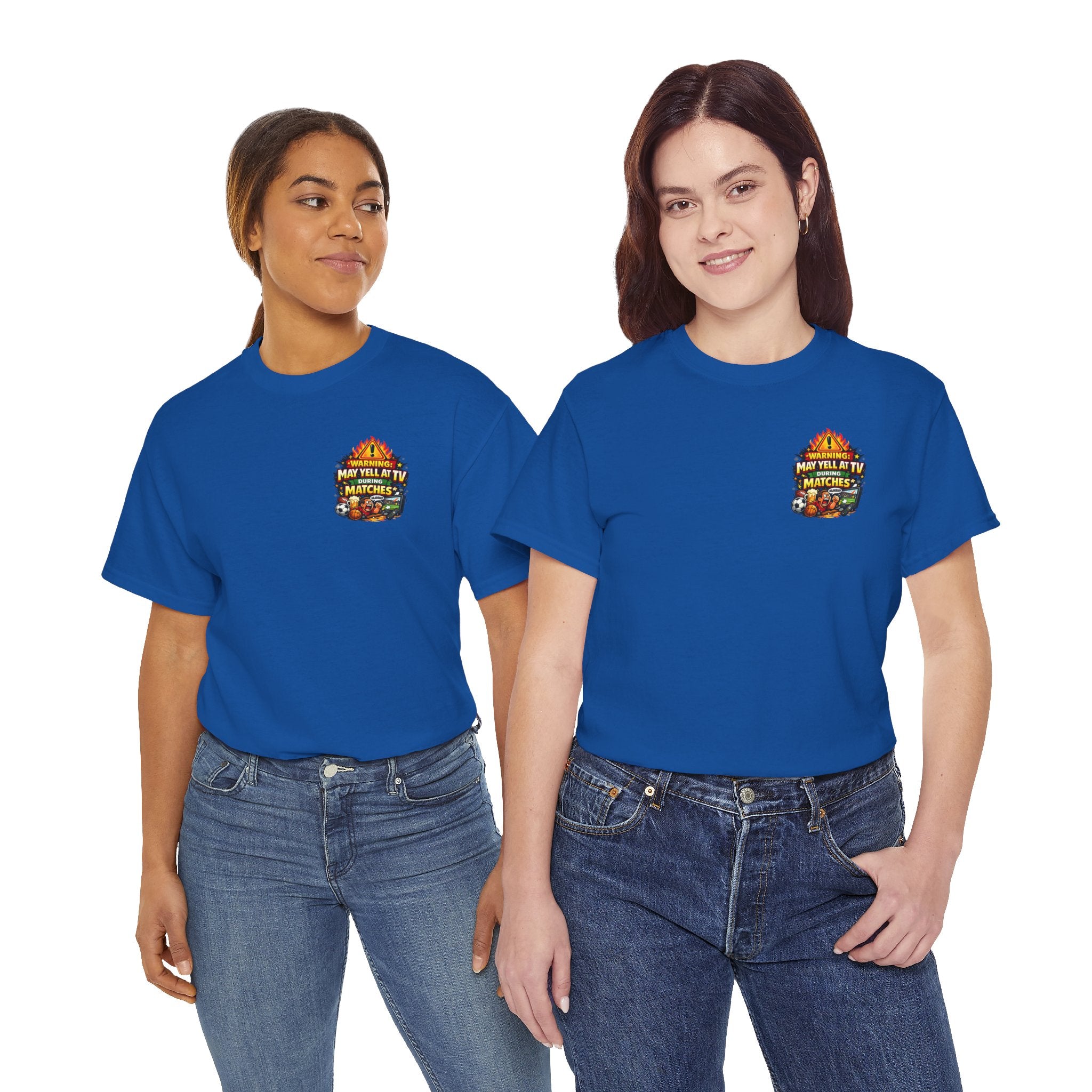 Warning May Yell At TV During Matches Funny T-Shirt