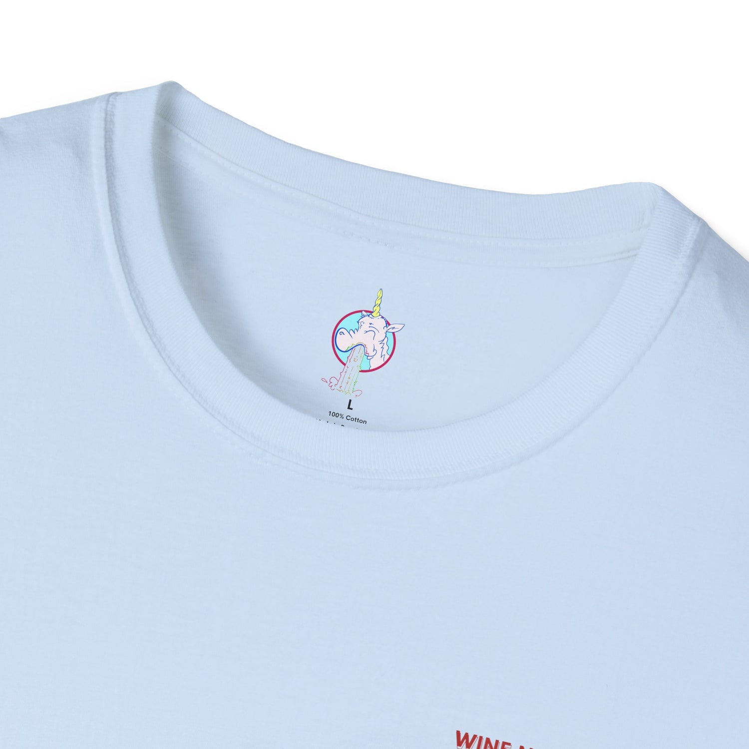 Wine Not? Graphic T-Shirt — Funny Wine Glass &amp; Grapes Tee