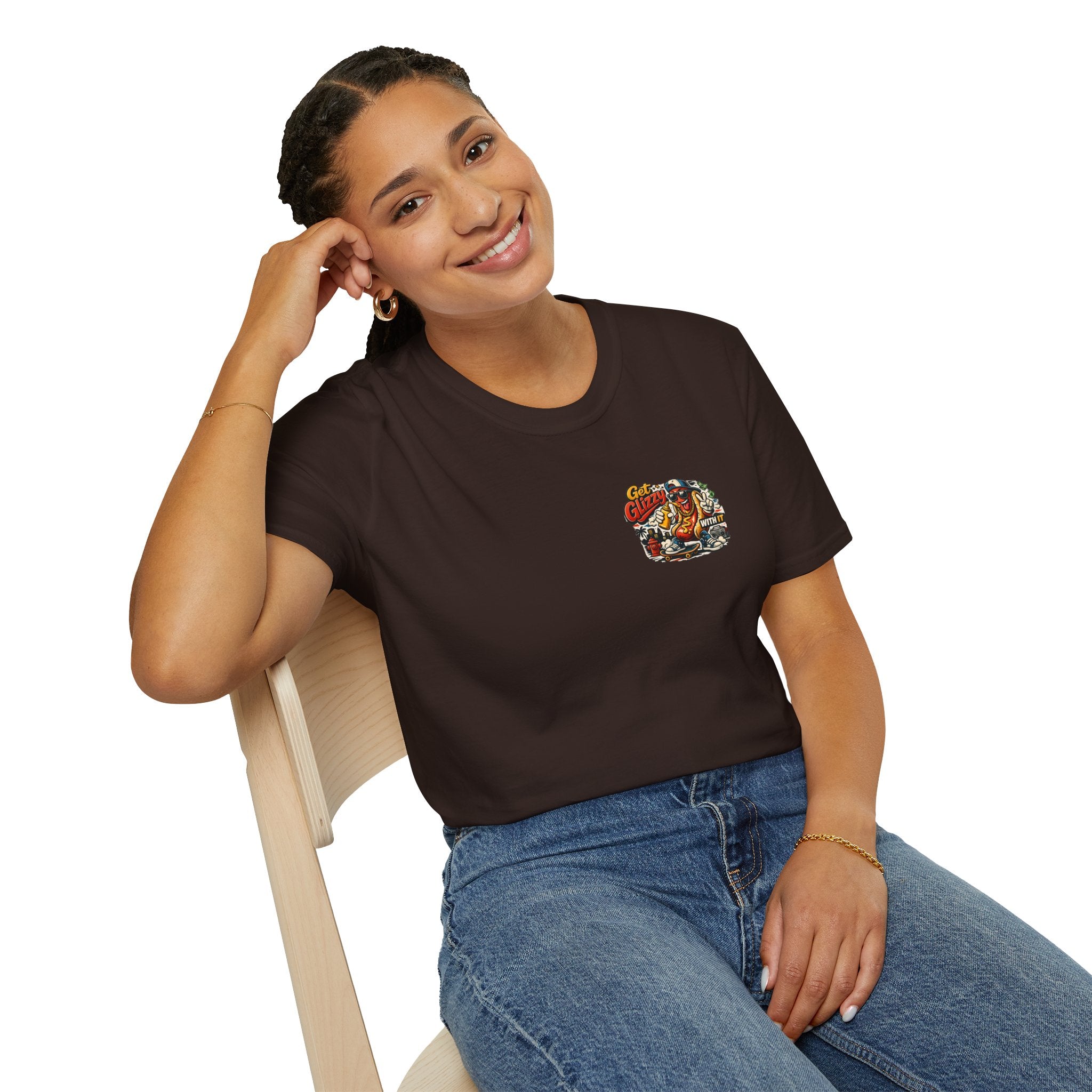 Get Glizzy With It Funny Hot Dog T-Shirt