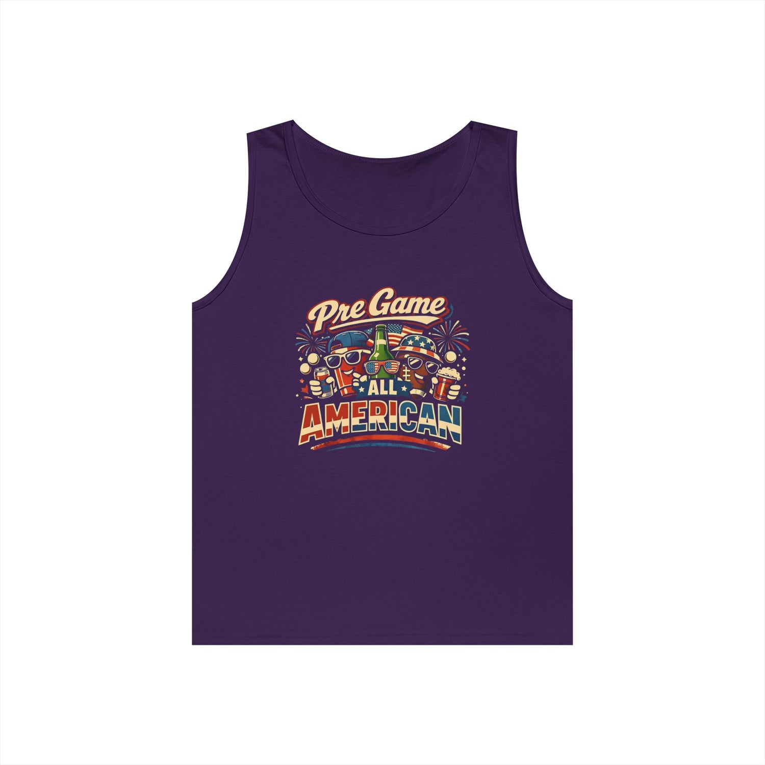 Pre Game All American Funny Tank Top