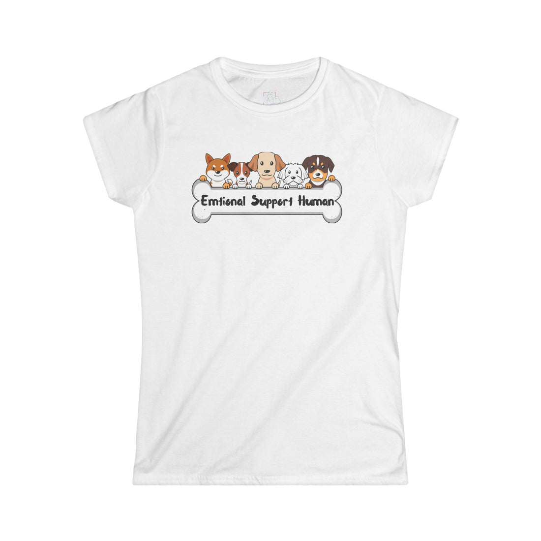 Cute Funny Dog Love T-Shirt — Happy Pup Graphic Tee for Women