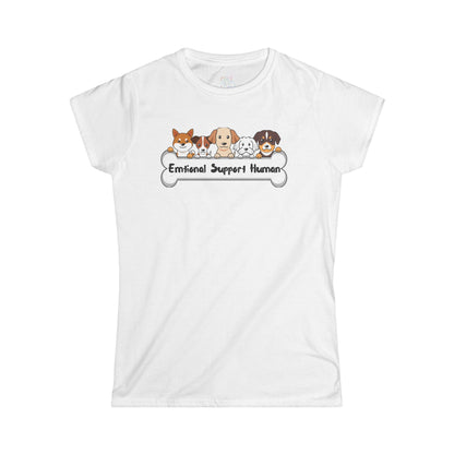 Cute Funny Dog Love T-Shirt — Happy Pup Graphic Tee for Women