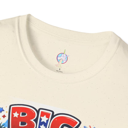 Fourth of July T-Shirt - "Big American Hello" Patriotic BBQ Eagle, Hot Dog &amp; Beer Tee