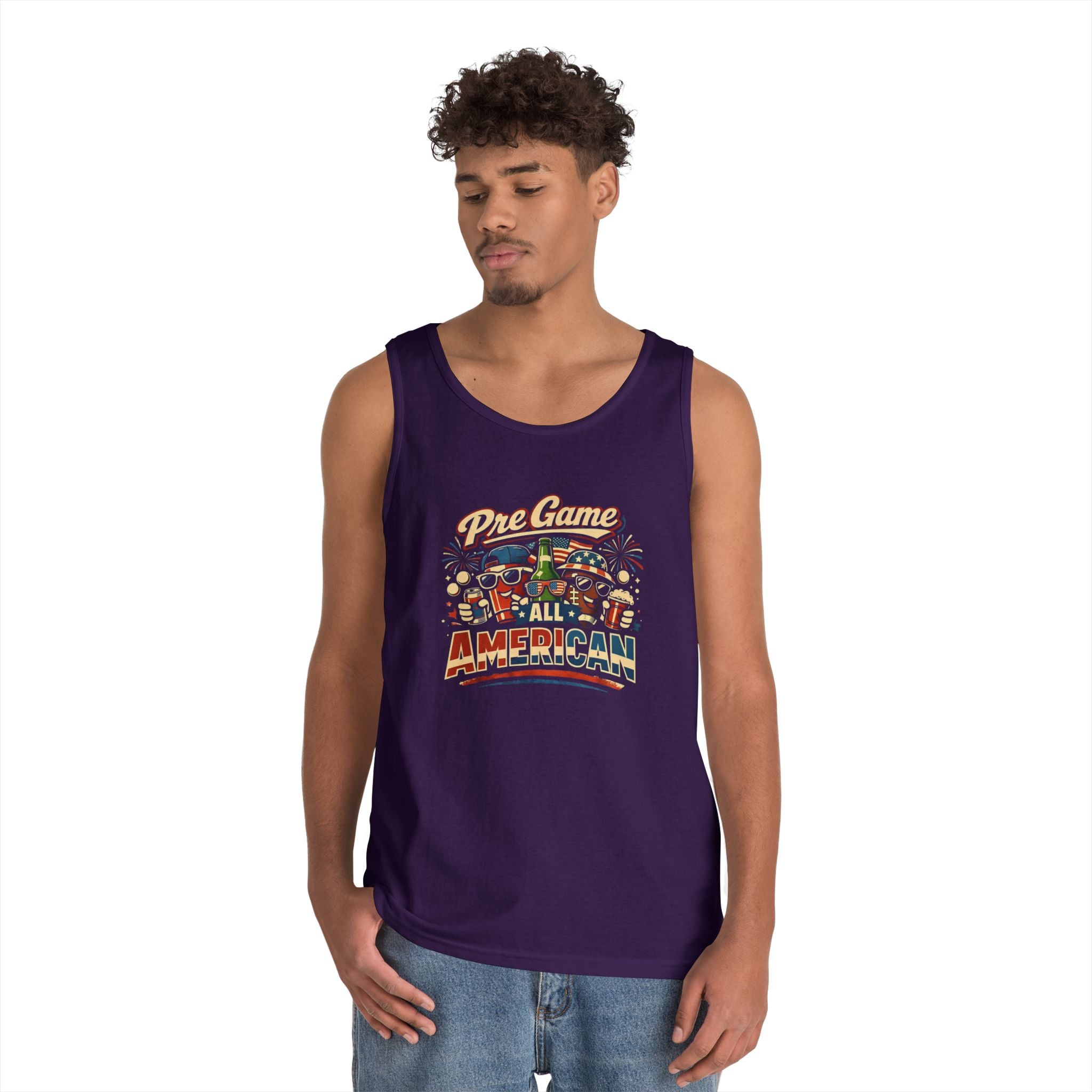 Pre Game All American Funny Tank Top