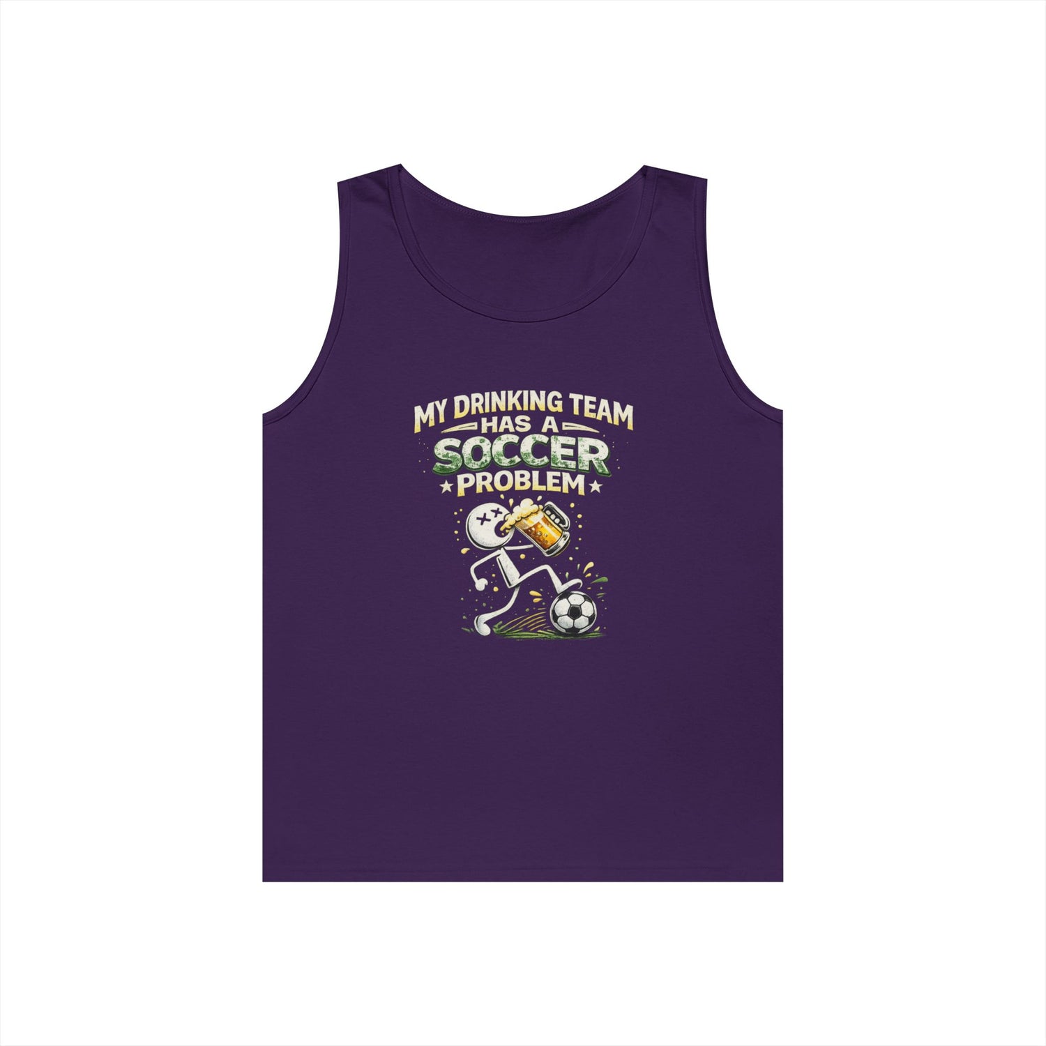 Soccer Drinking Team Tank Top – "My Drinking Team Has a Soccer Problem"