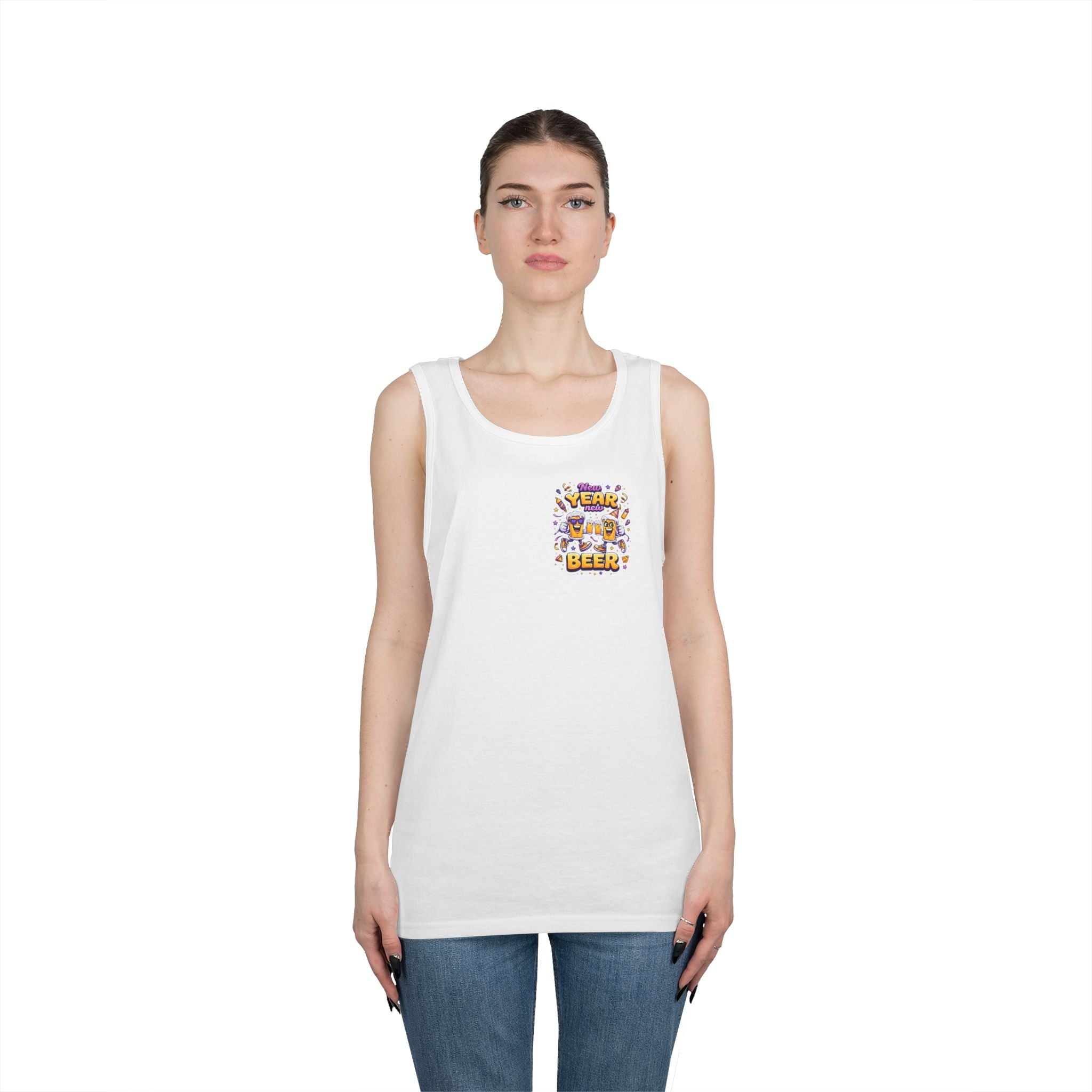 New Year New Beer Funny Tank Top