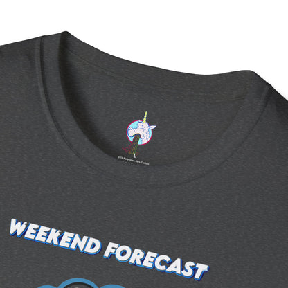 Weekend Forecast Tee — "99% Chance of Beer" Graphic T-Shirt