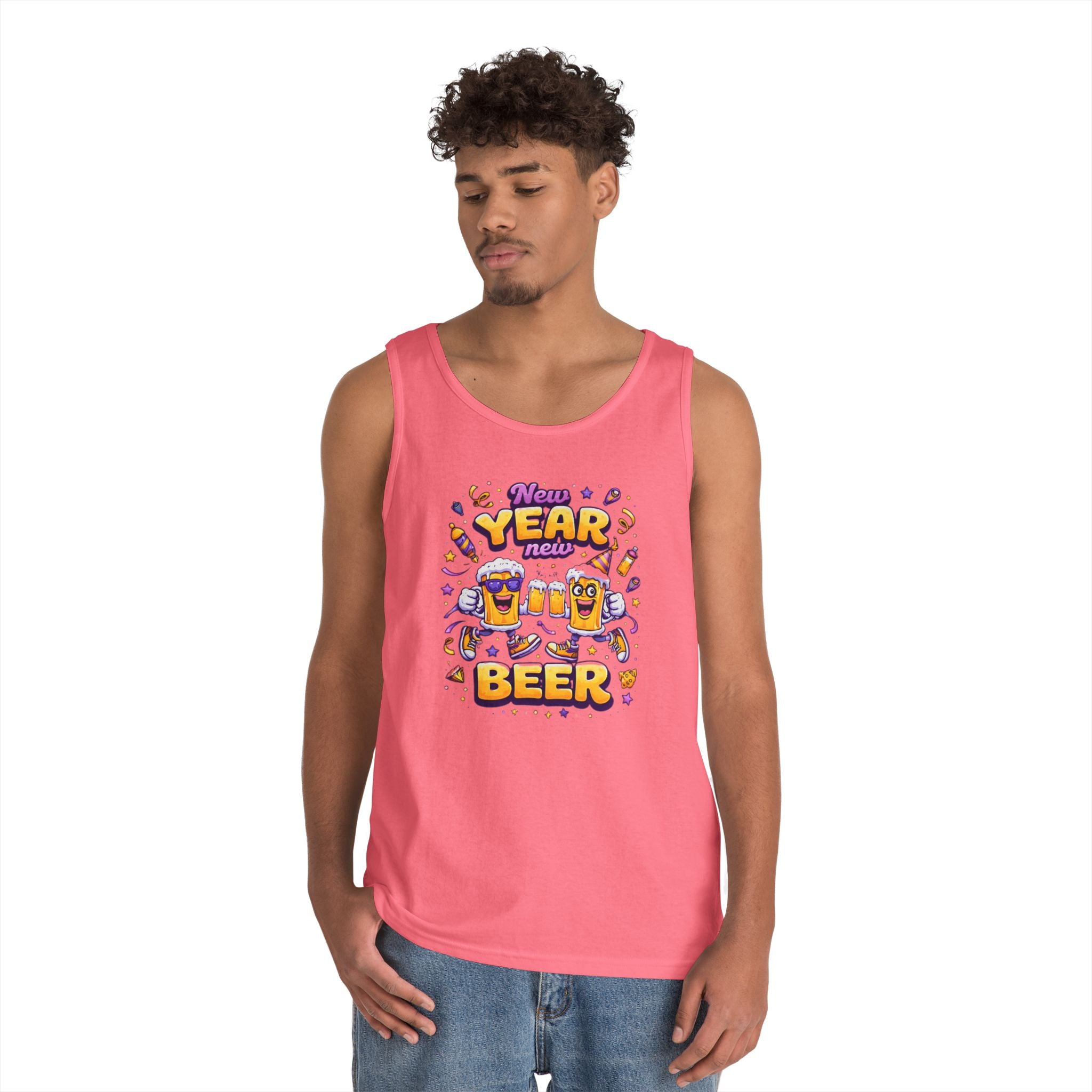 New Year New Beer Funny T-Shirt Sarcastic Drinking Tee Funny New Years Shirt Resolution Novelty Beer Gift Graphic Tee