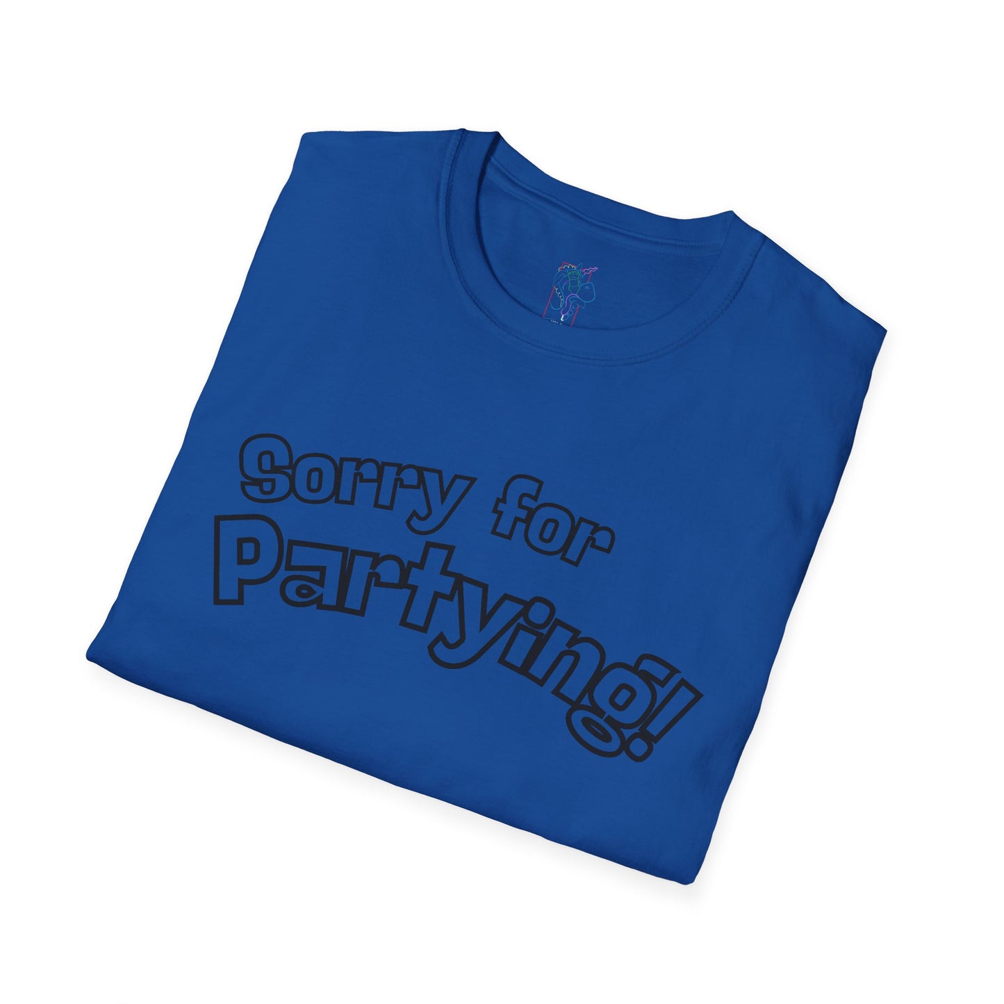Sorry for Partying T-Shirt-Black