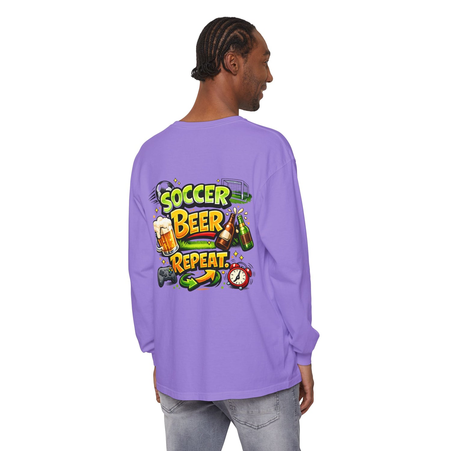 Soccer Beer Repeat Funny Sweatshirt