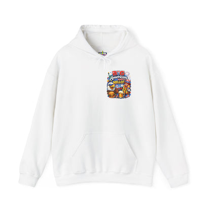 Big American Hello Funny Hoodie